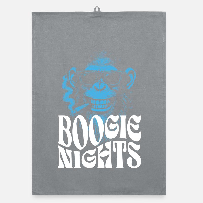 Boogie Nights Monkey Tee Organic dish towel