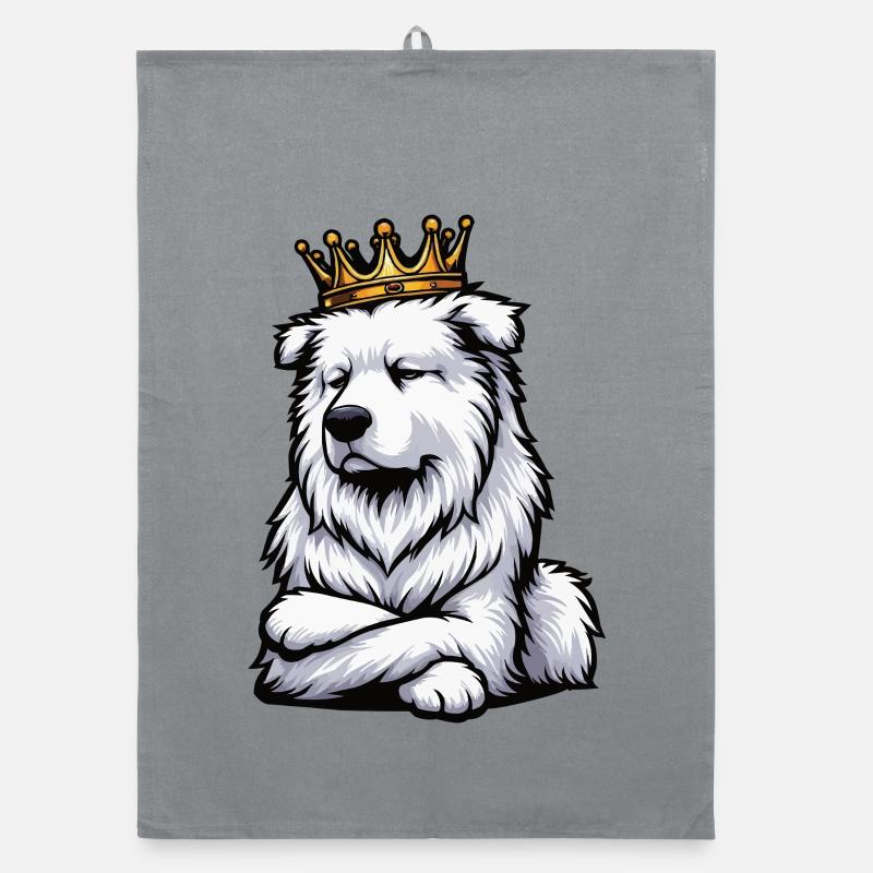 White Shepherd Shepherd Shepherd Dogs Organic dish towel