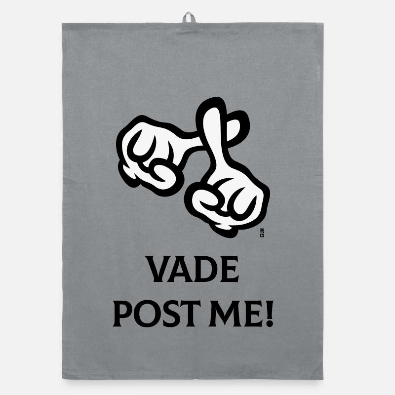 Vade Post Me! (Kreuz / Bibel / Religion / 2C) Organic Geschirrtuch