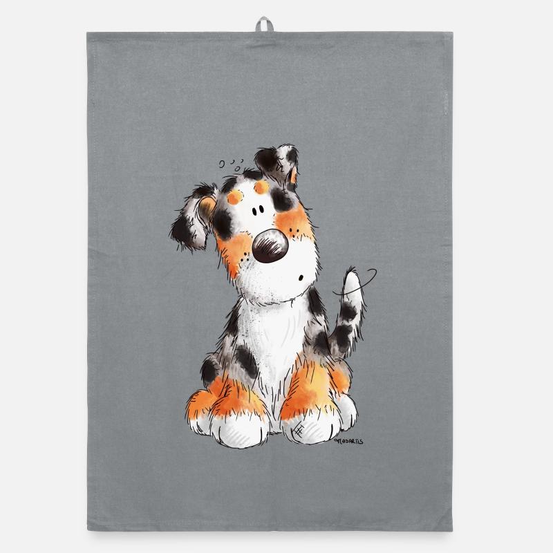 Süßer Australian Shepherd - Aussie - Geschenk Organic Geschirrtuch