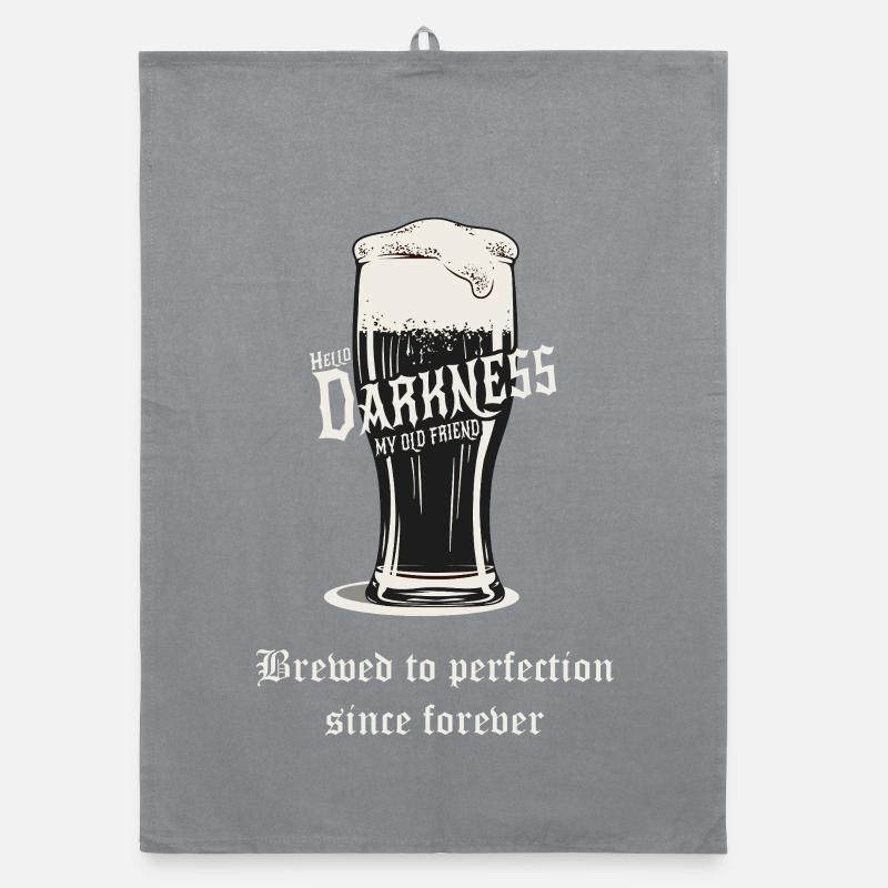 Hello Darkness - Infusé à la perfection Torchon bio