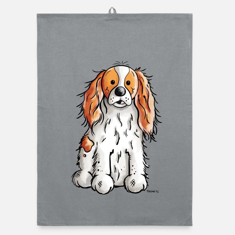 Cavalier King Charles Spaniel Organic Geschirrtuch