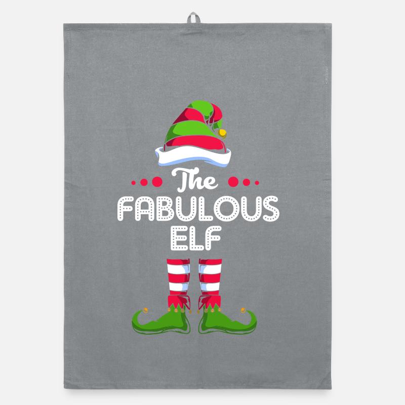 Elfe Elf Weihnachtsgeschenk Organic Geschirrtuch