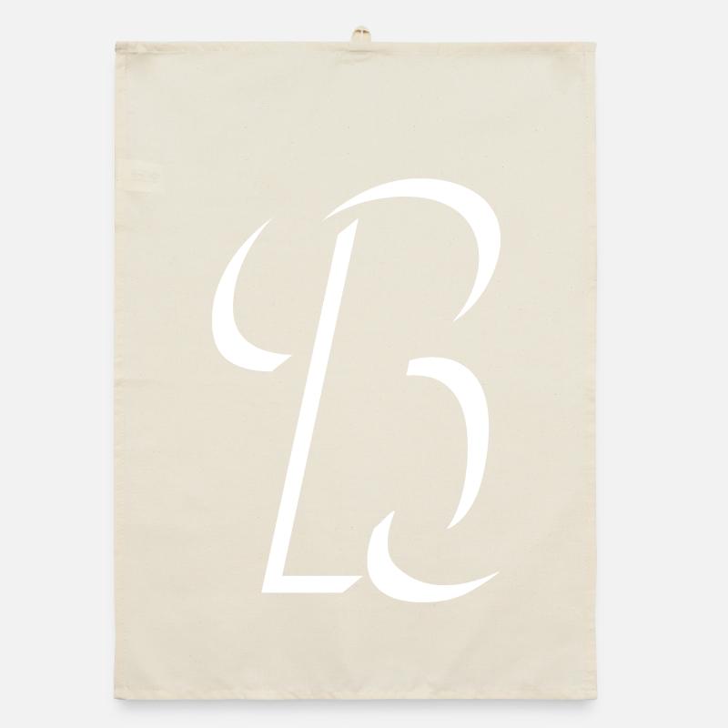 Letter B, Name, der Buchstabe B Organic Geschirrtuch