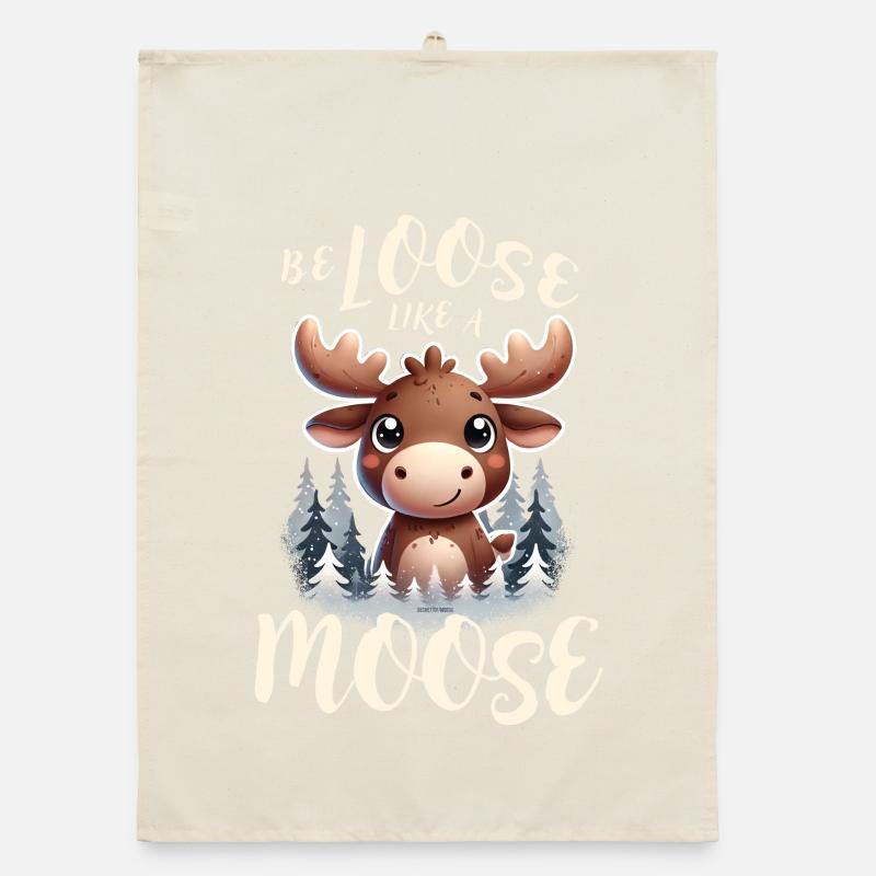 🫎 Be loose like a Moose 🫎 Organic Geschirrtuch