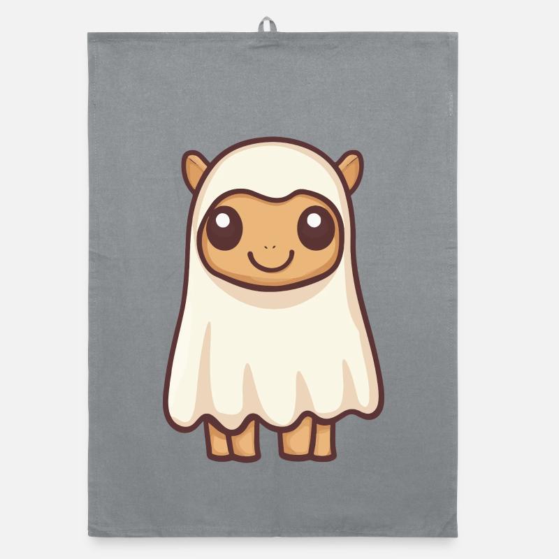 Kamel Halloween Geist Organic Geschirrtuch