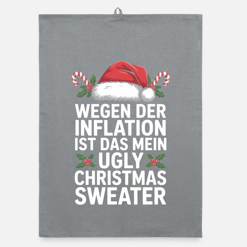 Pull de Noël moche et moche de l’inflation Torchon bio