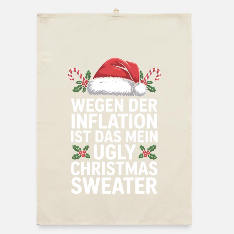 Pull de Noël moche et moche de l’inflation Torchon bio
