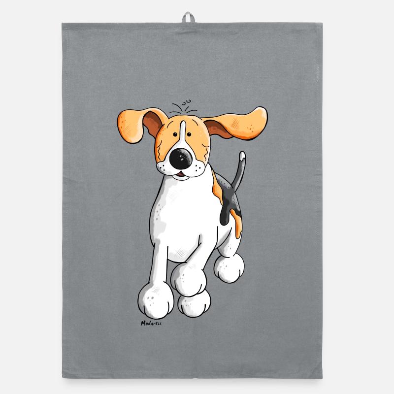 Flotter Beagle Organic Geschirrtuch