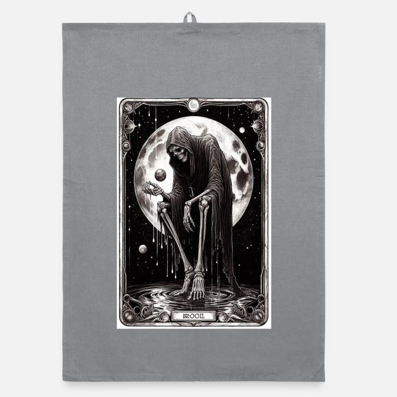 Death Organic dish towel
