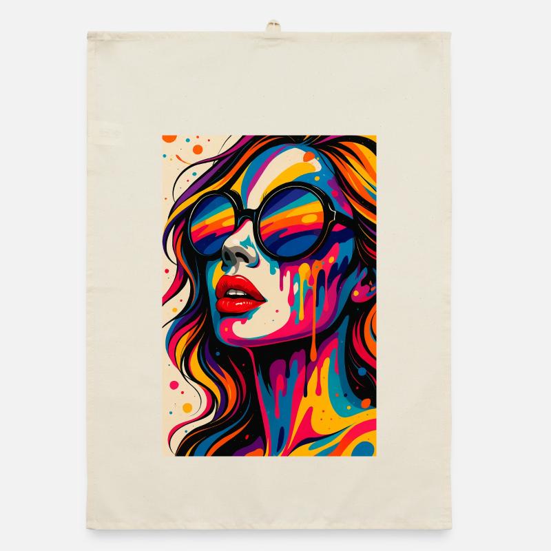 PLASTIC_BLISS Organic dish towel