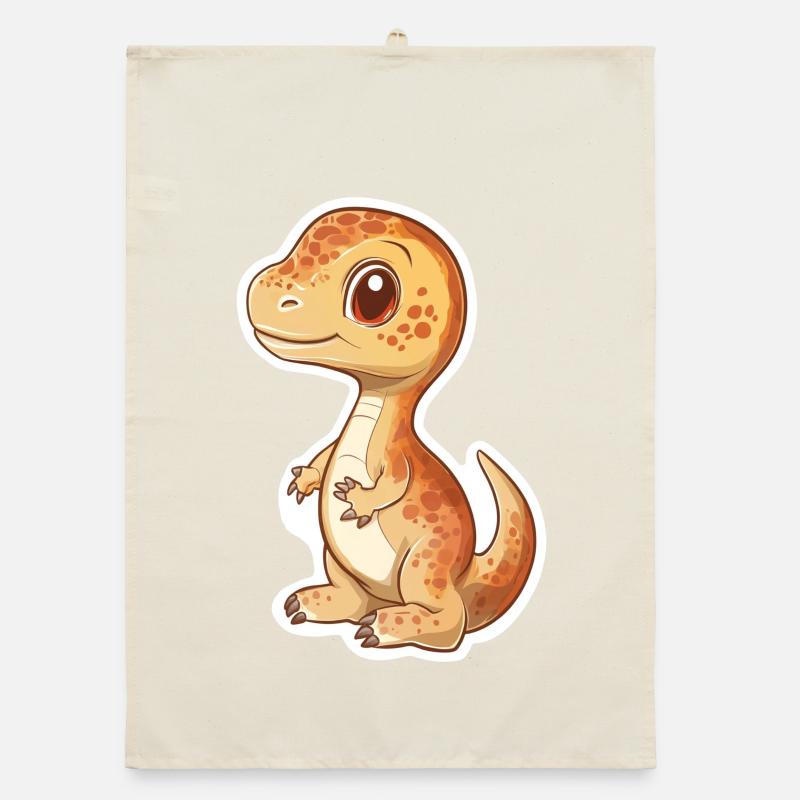 Dinosaur Organic dish towel