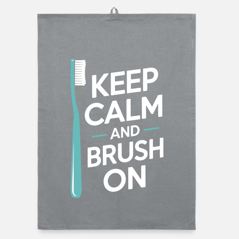 Precision Dental Engineering Artwork  Organic dish towel
