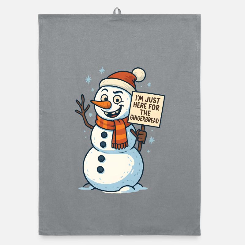 Gingerbread Man Gingerbread Gingerbread Men Gift Organic dish towel