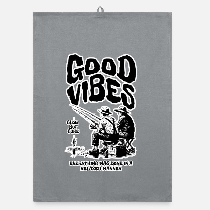Pêche : Ondes positives Torchon bio