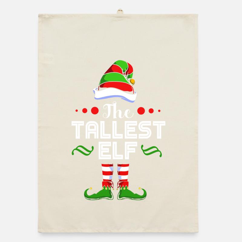 Elfe Elf Weihnachtsgeschenk Organic Geschirrtuch