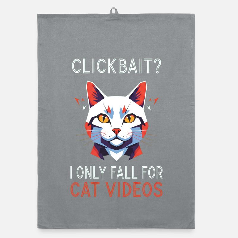 Clickbait? I only fall for cat videos! Organic dish towel