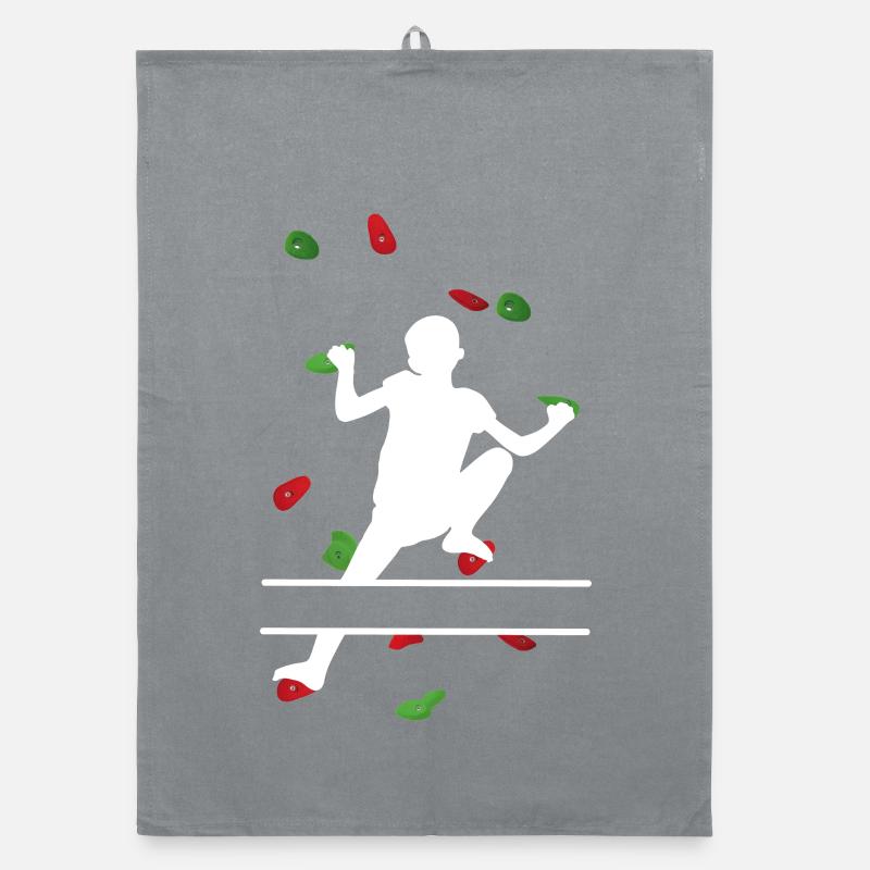 Kids White Climbing Wall – Custom Adventure Organic dish towel