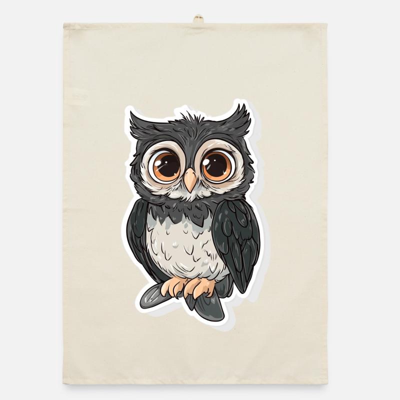 Eule Organic Geschirrtuch