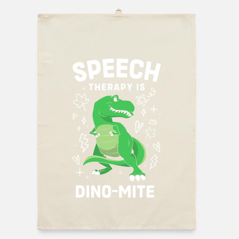 Speech Therapy Speech Therapist Speech Therapist Organic dish towel