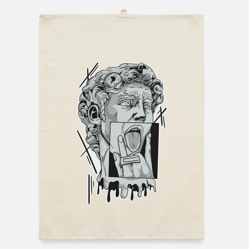 Sculpture by David Organic dish towel