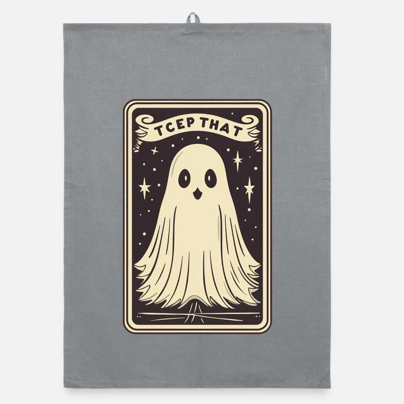 Tarot Card Mind Organic dish towel