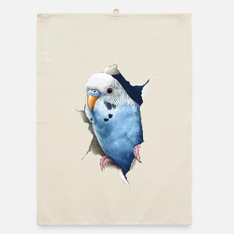 Budgerigar Organic dish towel