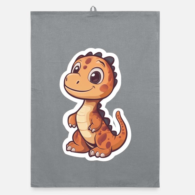 Dinosaurier Organic Geschirrtuch