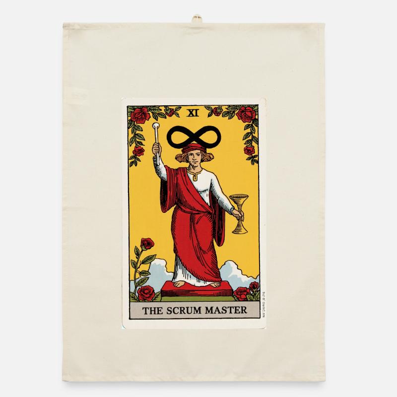 Das Infinity Tarot Scrum Master Design Organic Geschirrtuch