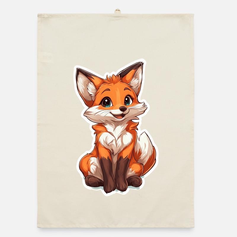 Fox Organic dish towel