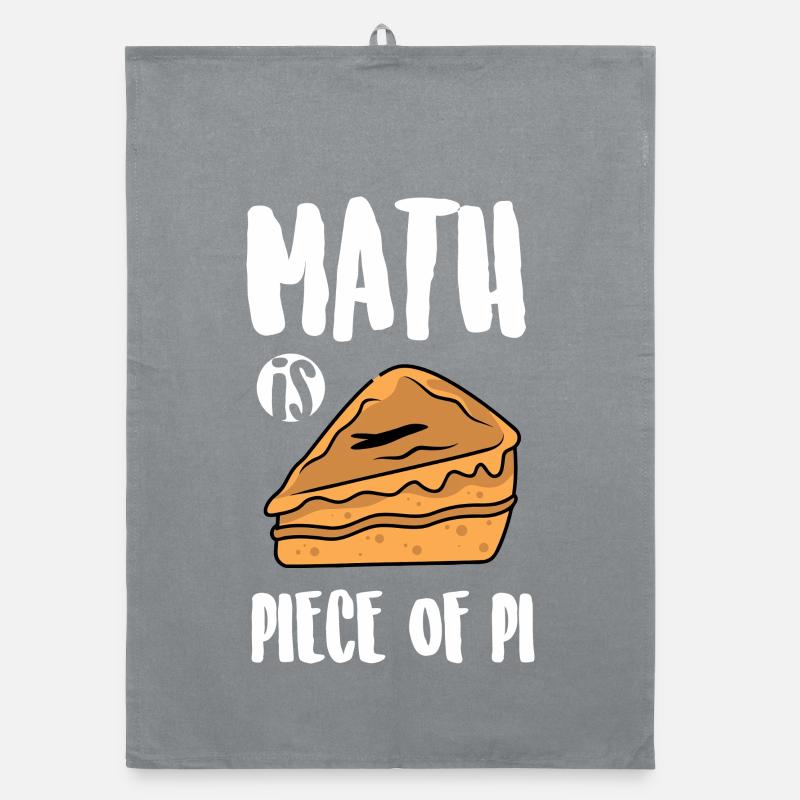 Math is Pie: Sweet Slice Organic dish towel