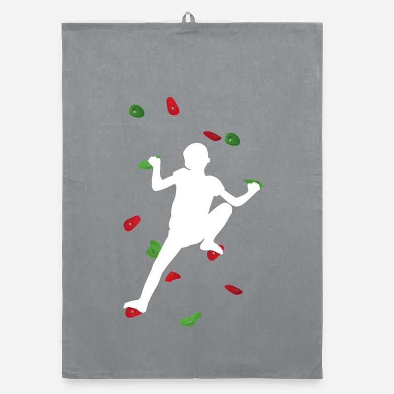 Kids White Climbing Wall – small Boulder Organic dish towel