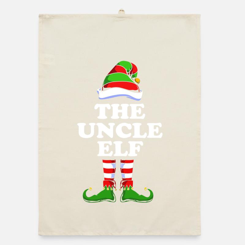 Onkel Elfe Elf Weihnachtsgeschenk Organic Geschirrtuch
