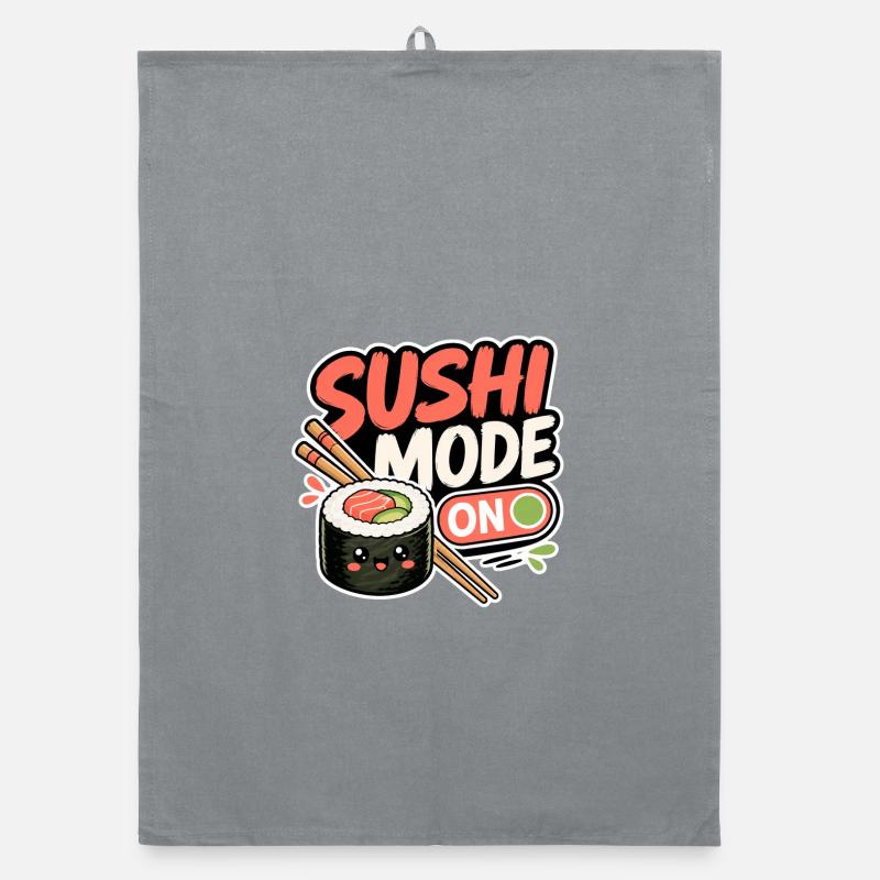 Sushi Mode On Organic dish towel