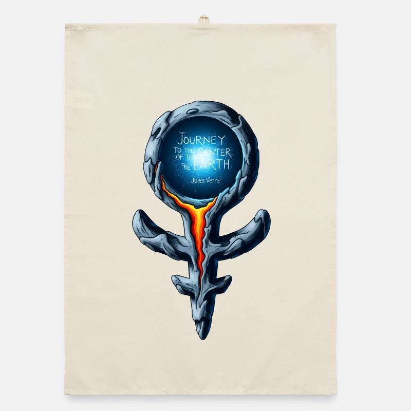 Jules Verne Stab Organic Geschirrtuch