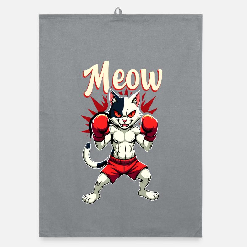Funny Muay Thai Boxing Muay Thai Organic Geschirrtuch