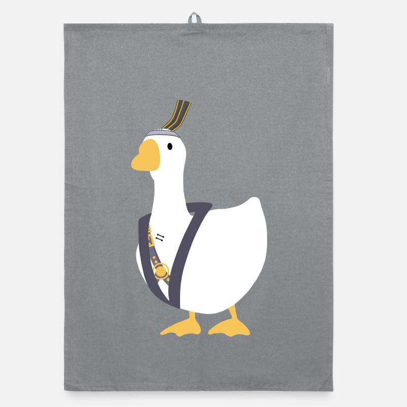 Where Winds Meet - Chinese Goose - Lone Cloud Organic dish towel