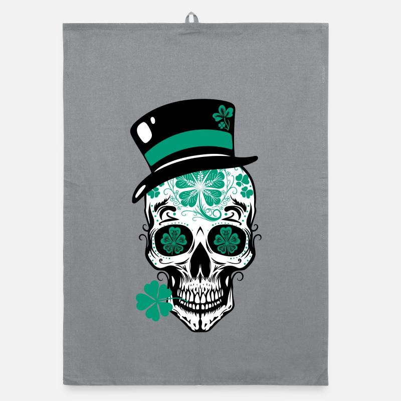 Crâne de sucre Saint-Patrick Torchon bio