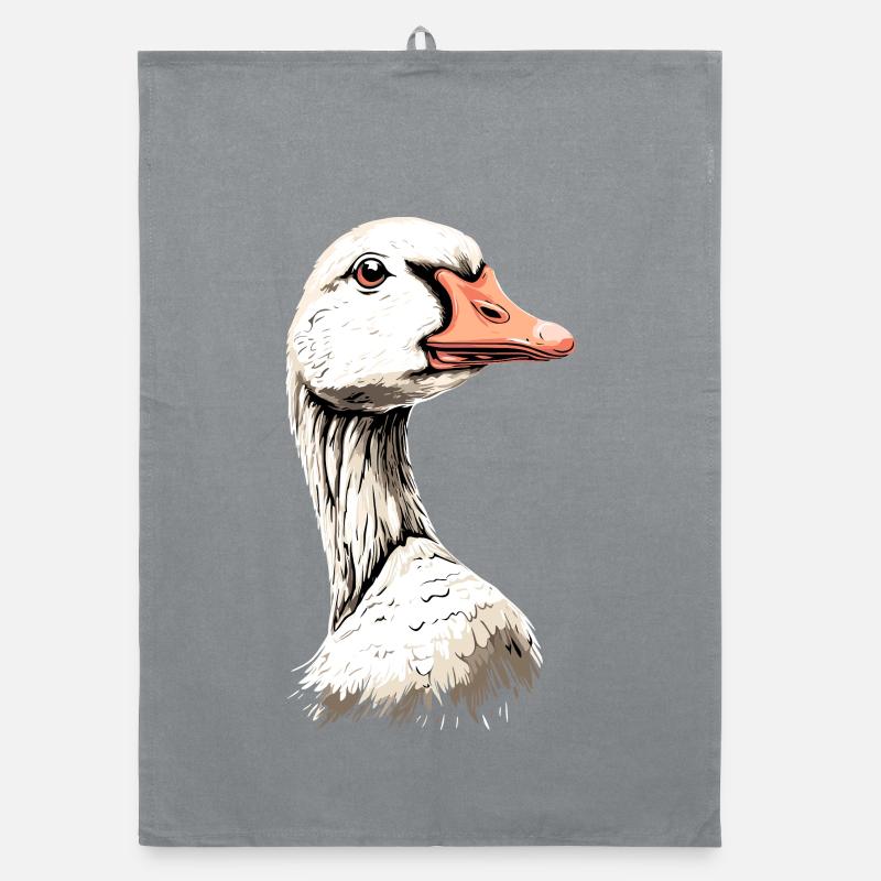 Goose Cute Goose Chicks Goose Chick Duck Small Geese Organic dish towel