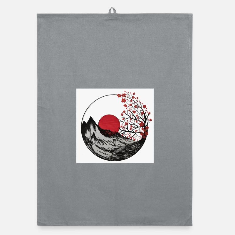 Mount Fuji Organic dish towel