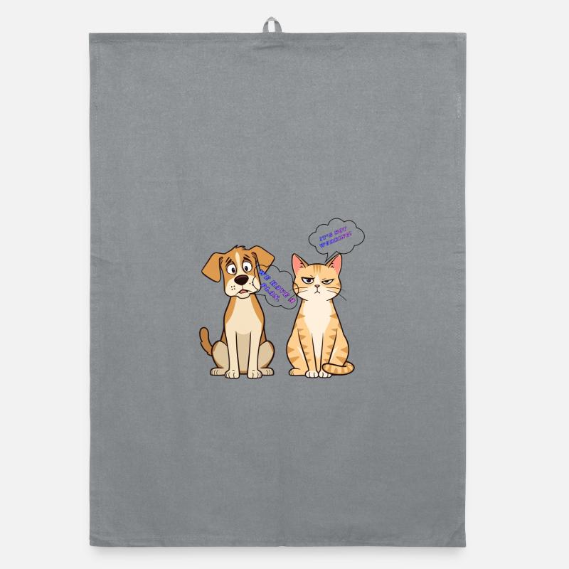 Duo Pets Plan vs Not Working Organic dish towel