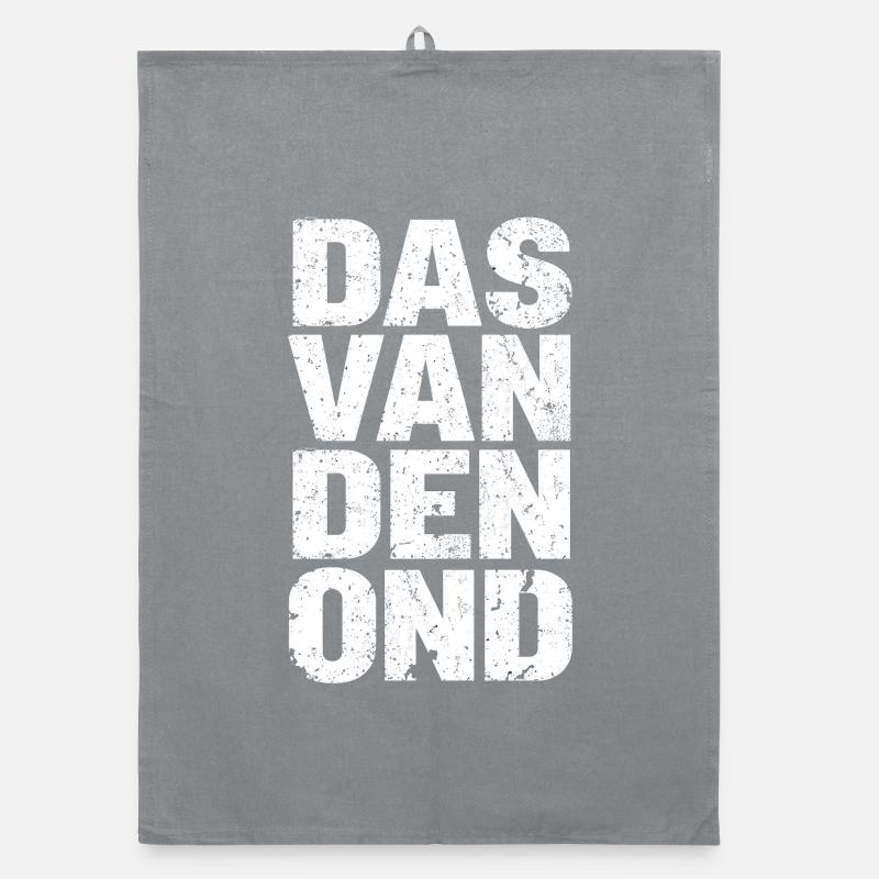 Das van den ond. Antwerpener Sprichwörter Organic Geschirrtuch