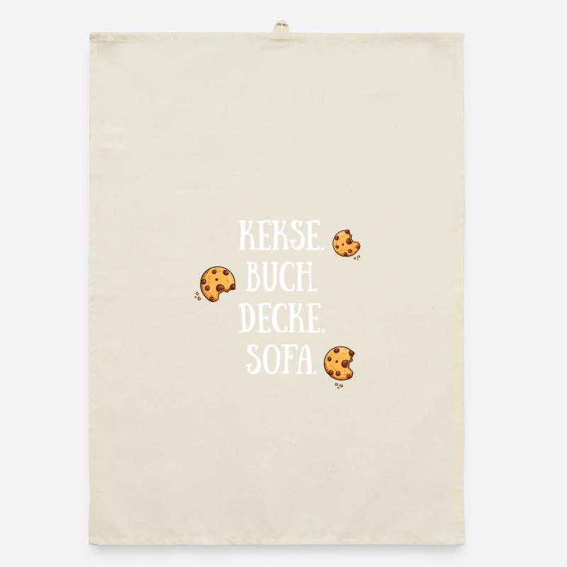 Kekse Buch Decke Sofa Organic Geschirrtuch