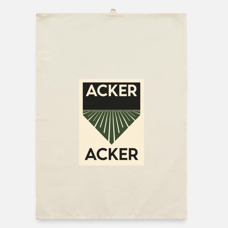 Acker minimalitisch 1930 Poster Organic Geschirrtuch