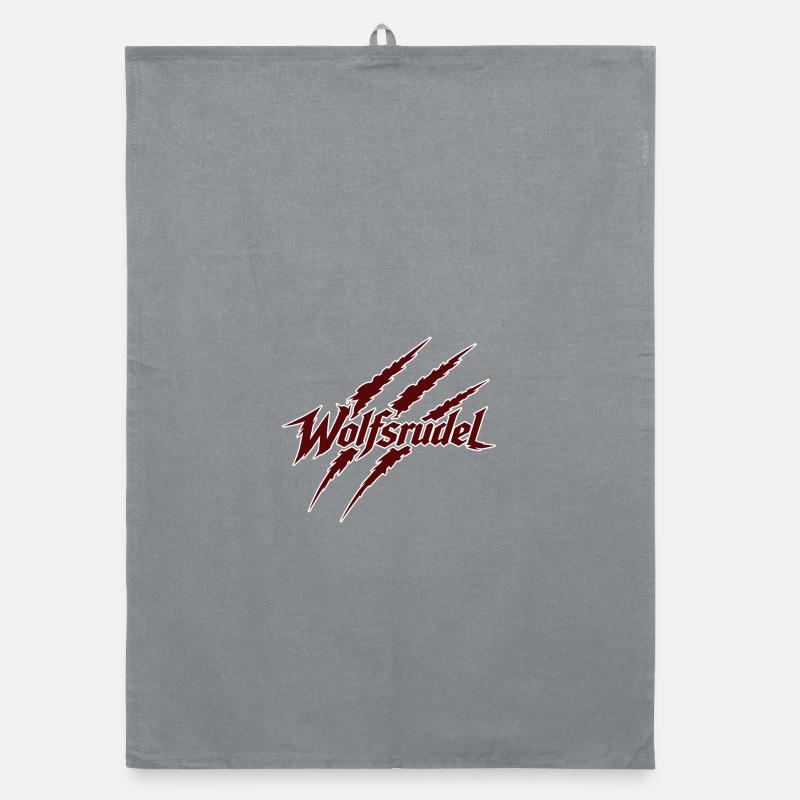 Wolfsnadel Krallenlogo  Organic Geschirrtuch
