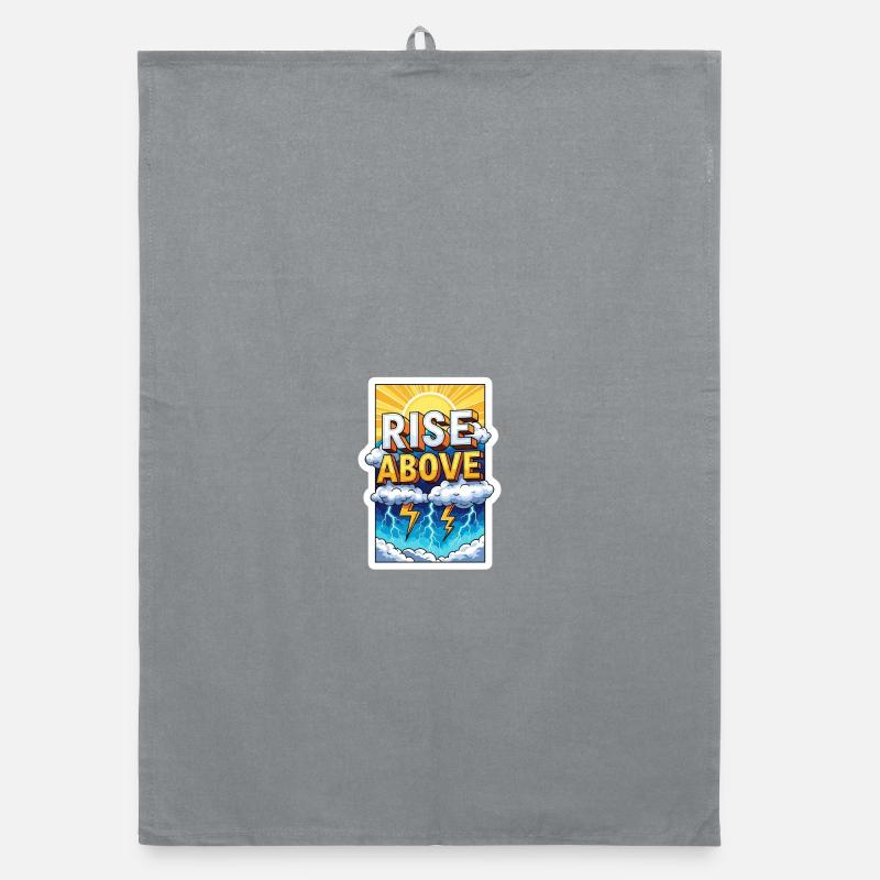 Rise Above Storms Organic dish towel