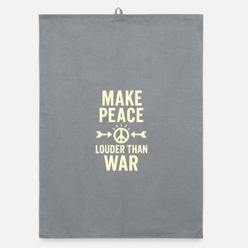 Freedom Statement - Organic Geschirrtuch - Grau