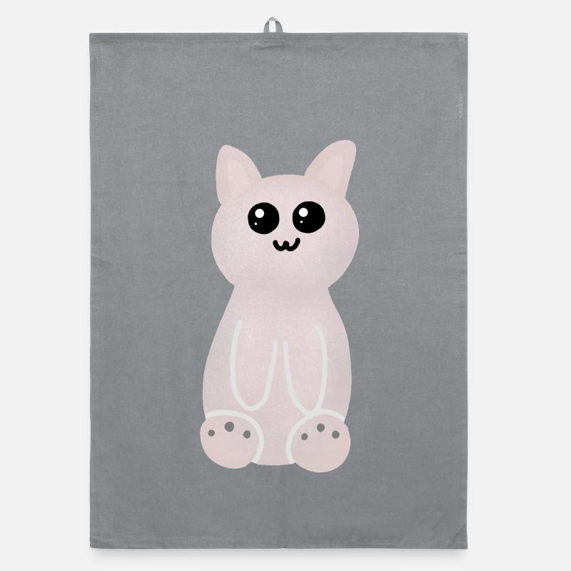 Chaton Rose Kawaii Torchon bio