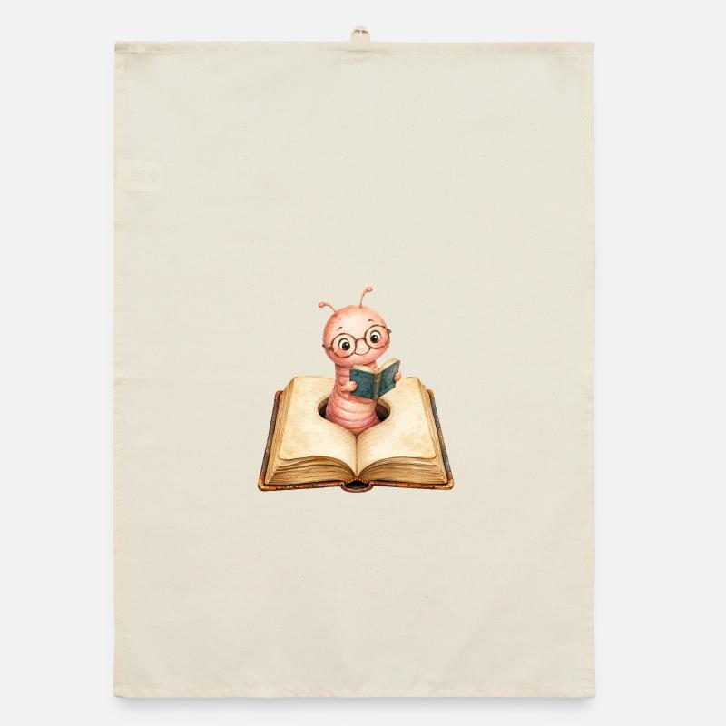 Bookworm Organic dish towel
