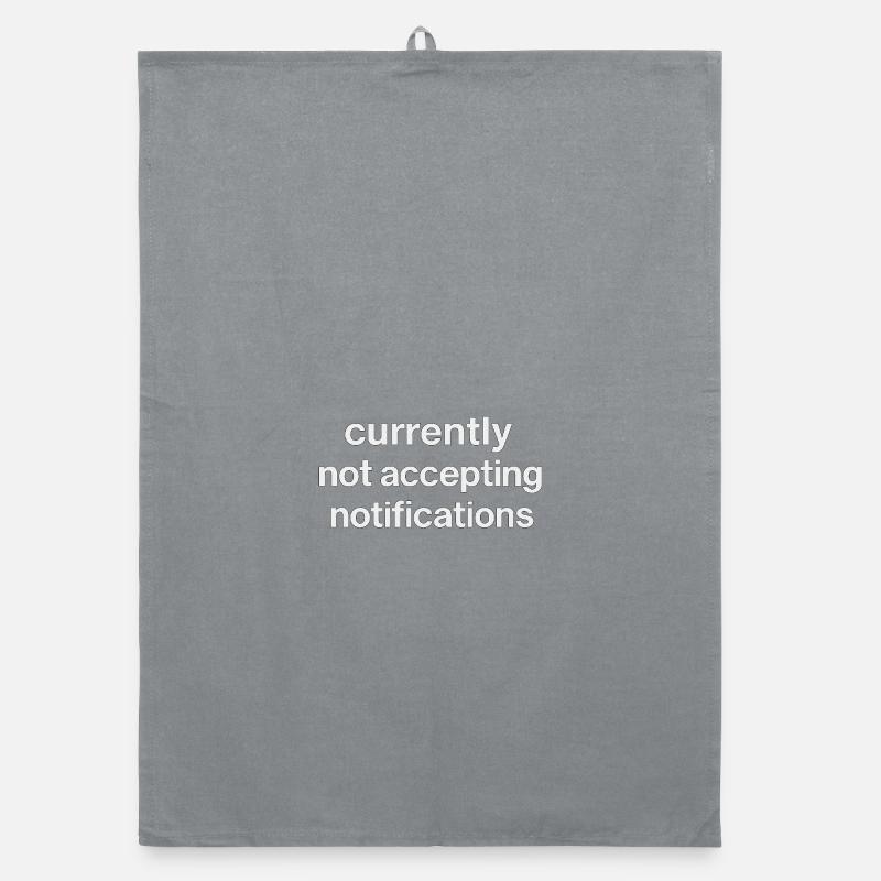 currently not accepting notifications Organic dish towel